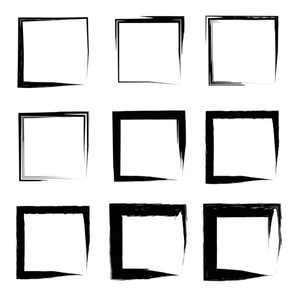 Collection ou set cadres carrés — Photo