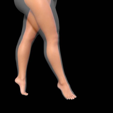 Kavram ya da kavramsal şişman kilolu vs ince zemin üzerine izole kas genç kadın ile diyet uygun