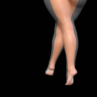 Kavram ya da kavramsal şişman kilolu vs ince zemin üzerine izole kas genç kadın ile diyet uygun