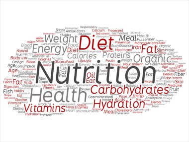 3D ile izole kavramsal beyaz ve kırmızı metin