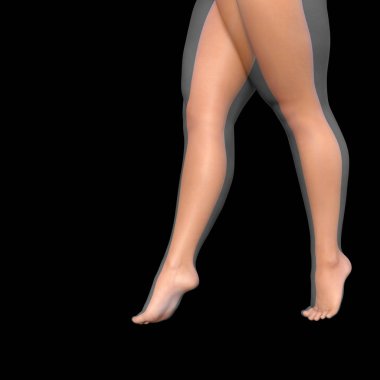 Kavram ya da kavramsal şişman kilolu vs ince zemin üzerine izole kas genç kadın ile diyet uygun