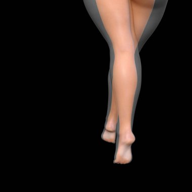 Kavram ya da kavramsal şişman kilolu vs ince zemin üzerine izole kas genç kadın ile diyet uygun