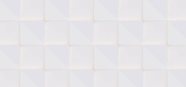 3D model beyaz ve bej geometrik şekillerden oluşan, ışık ve gölge yaratıcı arka plan veya duvar kağıdı düzleme yapılmış. Fütüristik sorunsuz dekoratif soyut doku tasarım, basit grafik öğeleri