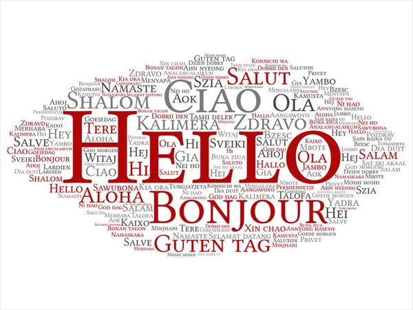 Kavram ya da kavramsal soyut Merhaba ya da uluslararası turizm kelime bulutu farklı dillerde veya çok dilli tebrik. Dünya, yabancı, dünya çapında seyahat, kolaj çevirmek, tatil metin