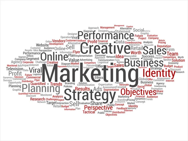 Concept Conceptual Development Business Marketing Target Word Cloud Isolated Background — Stock Photo, Image