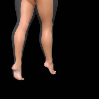 Kavram ya da kavramsal şişman kilolu vs ince kas genç kadın bacakları ile diyet uygun