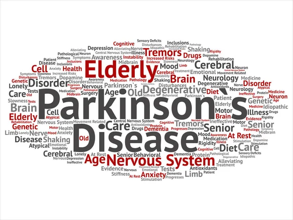 Έννοια Εννοιολογική Πάρκινσον Νόσος Υγειονομικής Περίθαλψης Νευρικό Σύστημα Διαταραχή Αφηρημένη — Φωτογραφία Αρχείου