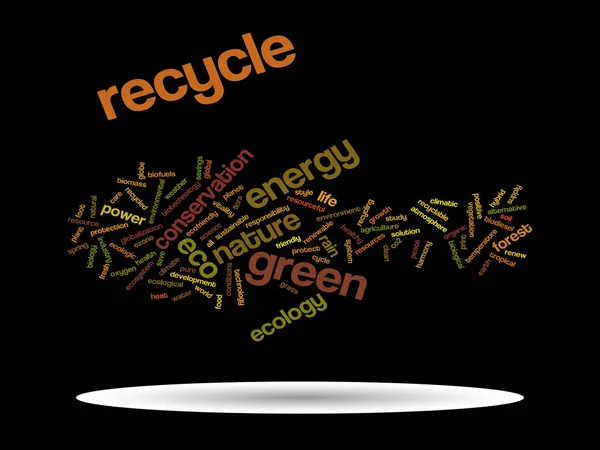 Konzept Oder Konzeptionelle Abstrakte Grüne Ökologie Oder Energie Und Erhaltung — Stockfoto