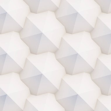 3D model beyaz ve bej geometrik şekillerden oluşan, ışık ve gölge yaratıcı arka plan veya duvar kağıdı düzleme yapılmış. Fütüristik sorunsuz dekoratif soyut doku tasarım, basit grafik öğeleri