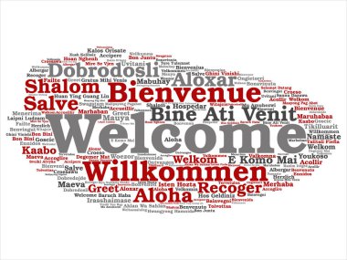 Kavram ya da kavramsal soyut hoş geldiniz ya da uluslararası kelime bulutu farklı dillerde veya çok dilli tebrik. Dünya, yabancı, dünya çapında seyahat, kolaj çevirmek, tatil turizm metin