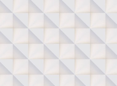 3D model beyaz ve bej geometrik şekillerden oluşan, ışık ve gölge yaratıcı arka plan veya duvar kağıdı düzleme yapılmış. Fütüristik sorunsuz dekoratif soyut doku tasarım, basit grafik öğeleri