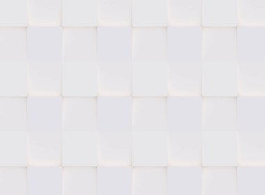 3D model beyaz ve bej geometrik şekillerden oluşan, ışık ve gölge yaratıcı arka plan veya duvar kağıdı düzleme yapılmış. Fütüristik sorunsuz dekoratif soyut doku tasarım, basit grafik öğeleri