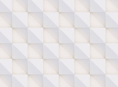 3D model beyaz ve bej geometrik şekillerden oluşan, ışık ve gölge yaratıcı arka plan veya duvar kağıdı düzleme yapılmış. Fütüristik sorunsuz dekoratif soyut doku tasarım, basit grafik öğeleri