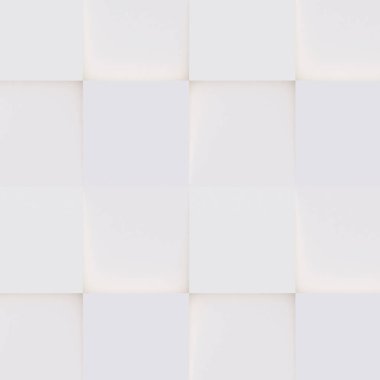 3D model beyaz ve bej geometrik şekillerden oluşan, ışık ve gölge yaratıcı arka plan veya duvar kağıdı düzleme yapılmış. Fütüristik sorunsuz dekoratif soyut doku tasarım, basit grafik öğeleri