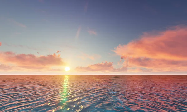 Schöne Ruhige Natürliche Urlaubslandschaft Mit Malerischen Meereswellen Tropischer Umgebung Tiefklarem — Stockfoto
