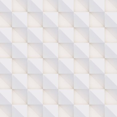 3D model beyaz ve bej geometrik şekillerden oluşan, ışık ve gölge yaratıcı arka plan veya duvar kağıdı düzleme yapılmış. Fütüristik sorunsuz dekoratif soyut doku tasarım, basit grafik öğeleri