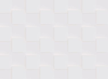 3D model beyaz ve bej geometrik şekillerden oluşan, ışık ve gölge yaratıcı arka plan veya duvar kağıdı düzleme yapılmış. Fütüristik sorunsuz dekoratif soyut doku tasarım, basit grafik öğeleri