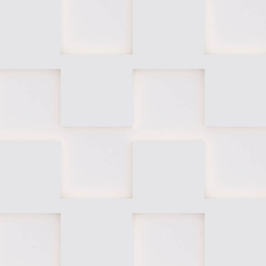 3D model beyaz ve bej geometrik şekillerden oluşan, ışık ve gölge yaratıcı arka plan veya duvar kağıdı düzleme yapılmış. Fütüristik sorunsuz dekoratif soyut doku tasarım, basit grafik öğeleri