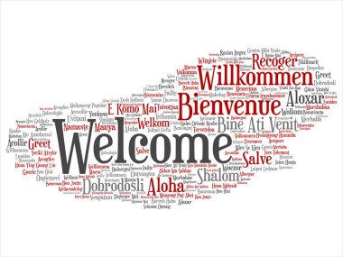 Kelimelerden yapılmış vektör kavramsal veya vektör bulutu