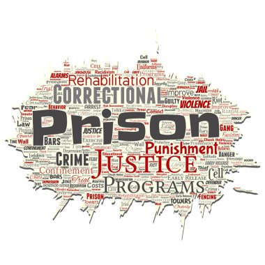 Vektör kavramsal hapishane, adalet, suç eski yırtık kağıt kelime izole bulut arka plan. Ceza, hukuk, haklar, sosyal, yetki, sistem, sivil, deneme, rehabilitasyon, Özgürlük kavramı kolaj