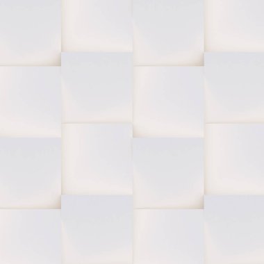 3D model beyaz ve bej geometrik şekillerden oluşan, ışık ve gölge yaratıcı arka plan veya duvar kağıdı düzleme yapılmış. Fütüristik sorunsuz dekoratif soyut doku tasarım, basit grafik öğeleri