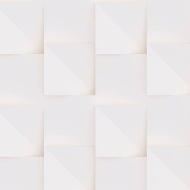 3D model beyaz ve bej geometrik şekillerden oluşan, ışık ve gölge yaratıcı arka plan veya duvar kağıdı düzleme yapılmış. Fütüristik sorunsuz dekoratif soyut doku tasarım, basit grafik öğeleri