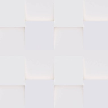 3D model beyaz ve bej geometrik şekillerden oluşan, ışık ve gölge yaratıcı arka plan veya duvar kağıdı düzleme yapılmış. Fütüristik sorunsuz dekoratif soyut doku tasarım, basit grafik öğeleri