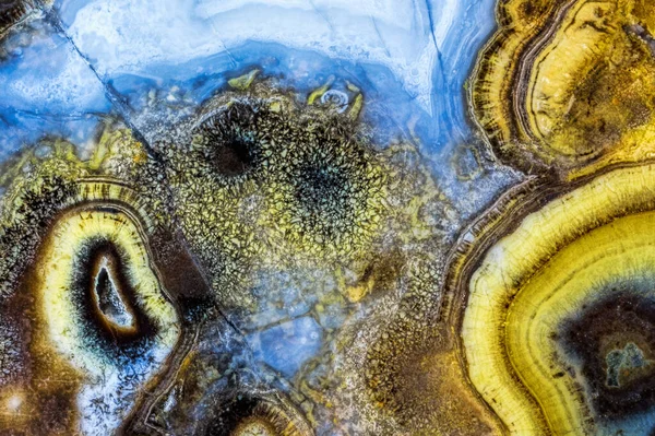 Renkli Agate Büyük Ölçekli Makro — Stok fotoğraf