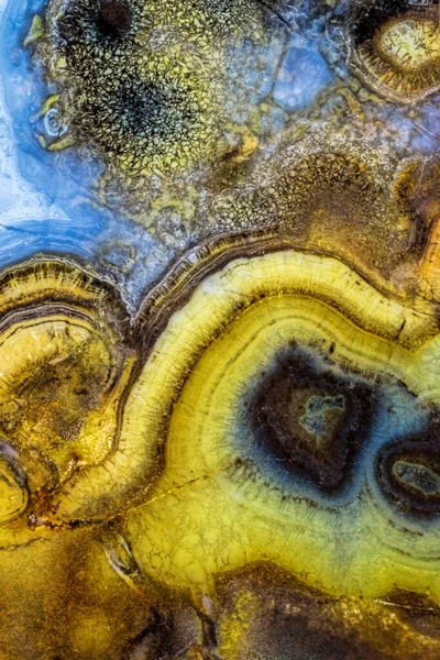 Agate Colorful Large Scale Macro — Stock Photo, Image