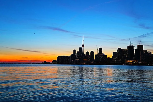 Toronto Skyline Sunset — Stock Photo, Image