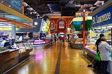 Balık ve Etler - St. Lawrence Market , Toronto, Kanada