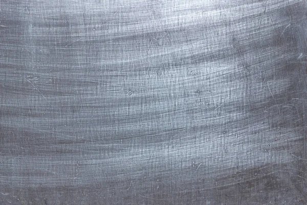 Aluminiumplatte Als Hintergrund Metallstruktur Mit Kratzern Der Oberfläche — Stockfoto