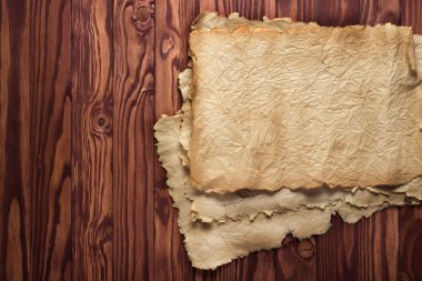 Sarımsı parça yaşlı kağıt, retro tarzı metin için arka plan