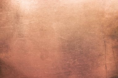 Eski pirinç veya bakır arka plan, bir vintage turuncu metal plaka dokusuna