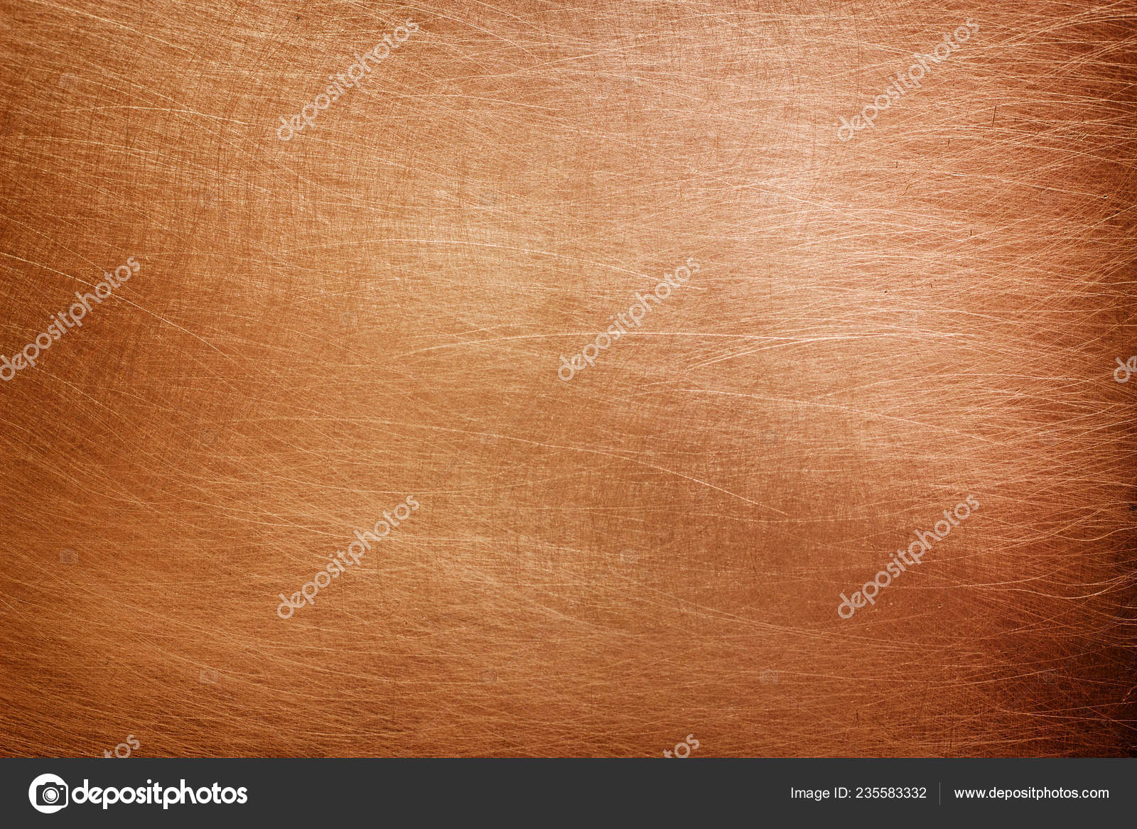 Texture Plaque Cuivre Surface Métallique Orange Brossé image libre de droit  par Dmitr1ch © #235583332