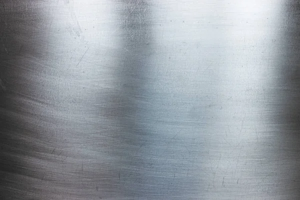 Placa Metal Prateado Como Fundo Textura Alumínio Usado — Fotografia de Stock