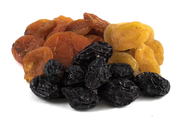 Dried Fruits White Background — Stock Photo, Image