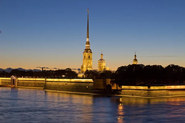 俄罗斯 圣彼得堡 彼得和保罗要塞的观点 — 图库照片