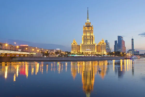 Ryssland Moskva Radisson Royal Hotel Moskva Ukraina — Stockfoto