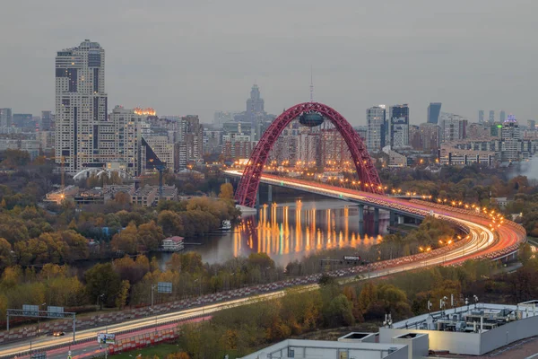 Russia Mosca Ponte Pittoresco Immagine Stock