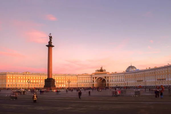 Rússia São Petersburgo Praça Palácio — Fotografia de Stock