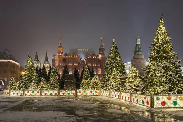 ロシア モスクワ 赤の広場に州立歴史博物館 — Stock fotografie