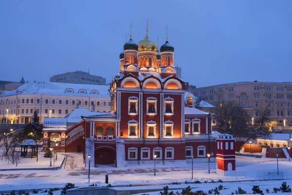 Rusko Moskva Katedrála Matky Boží Znamení Bývalého Kláštera Znamensky — Stock fotografie