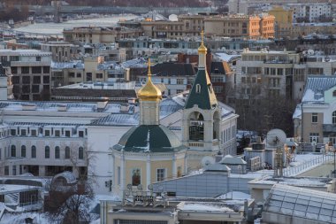 Rusya. Moskova. Peygamber Elijah Obydensky şeritte Kilisesi