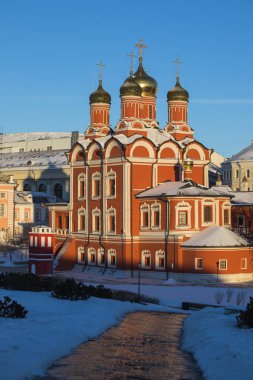 Rusya. Moskova. Katedral eski Znamensky Manastırı iz Tanrı anası