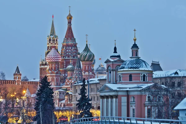 Ryssland Moskva Förbön Katedralen Basil Cathedral — Stockfoto