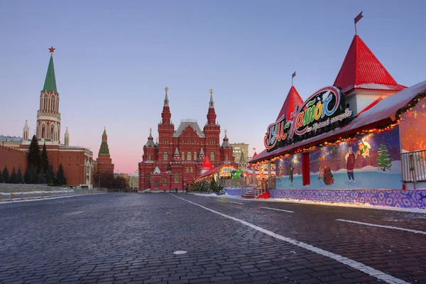 Rusko Moskva Kreml Rudé Náměstí — Stock fotografie
