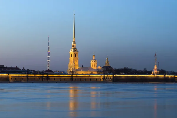 Russie Saint Pétersbourg Vue Forteresse Pierre Paul — Photo