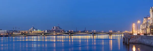 Rússia São Petersburgo Vista Ponte Trindade — Fotografia de Stock