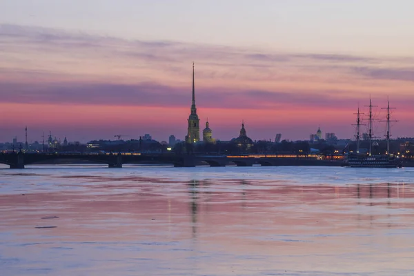 Ryssland Sankt Petersburg Utsikt Över Peters Och Pauls Fästning — Stockfoto